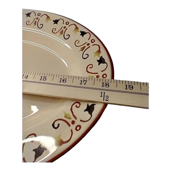 Vicenza Artimino Large Oval Terra Cotta Glazed Platter –  Portugal - Picture 4 of 8